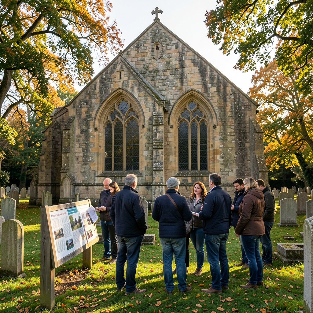 Over 100 residents explore Witney cemetery chapel's heritage